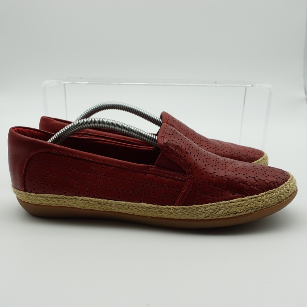 Women's Red Loafers